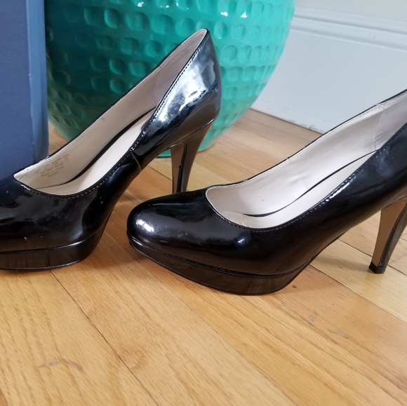 ⚠️ Sexy! Black 5" platform heels from Nickels - Picture 6 of 12